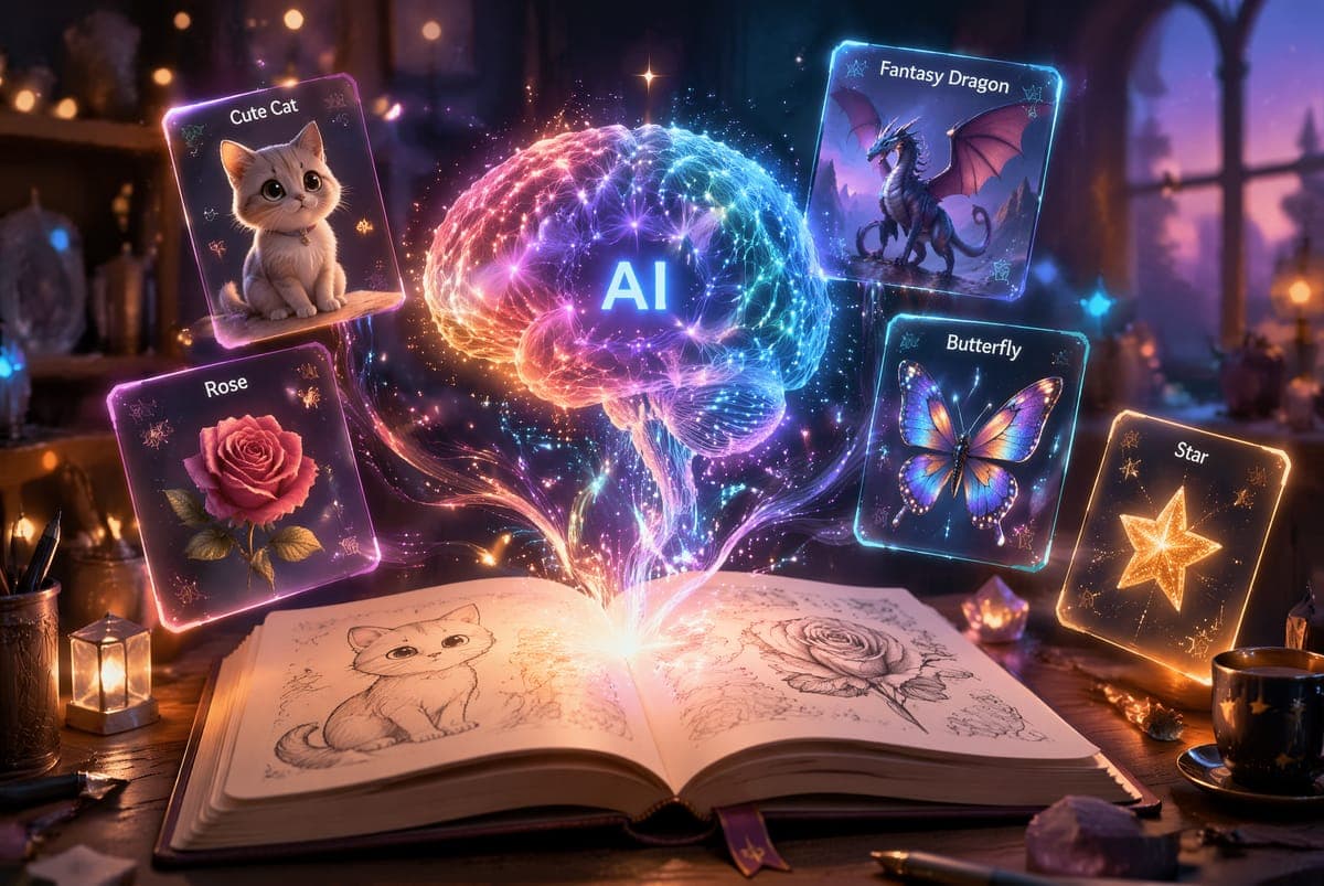 ¿Qué es el generador de ideas de dibujo con IA de DrawSpark?
